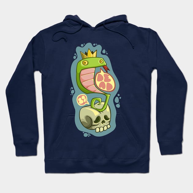 Snake King Hoodie by DEAD💀82